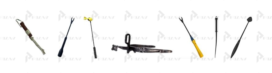 Кнуты, бичи, хлысты, шпоры, тычки, погоняла, стрекала Патенты на промышленный образец класс 30-05 МКПО: дизайн и форма кнута, бича, хлыста, шпоры, погоняла