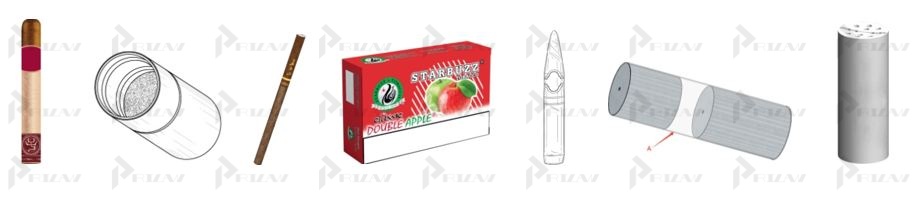 Табак, сигары, сигариллы, сигареты, фильтры для сигарет Патенты на промышленный образец класс 27-01 МКПО: дизайн и форма сигары, сигариллы, сигареты, сигаретного фильтра, табачная упаковка